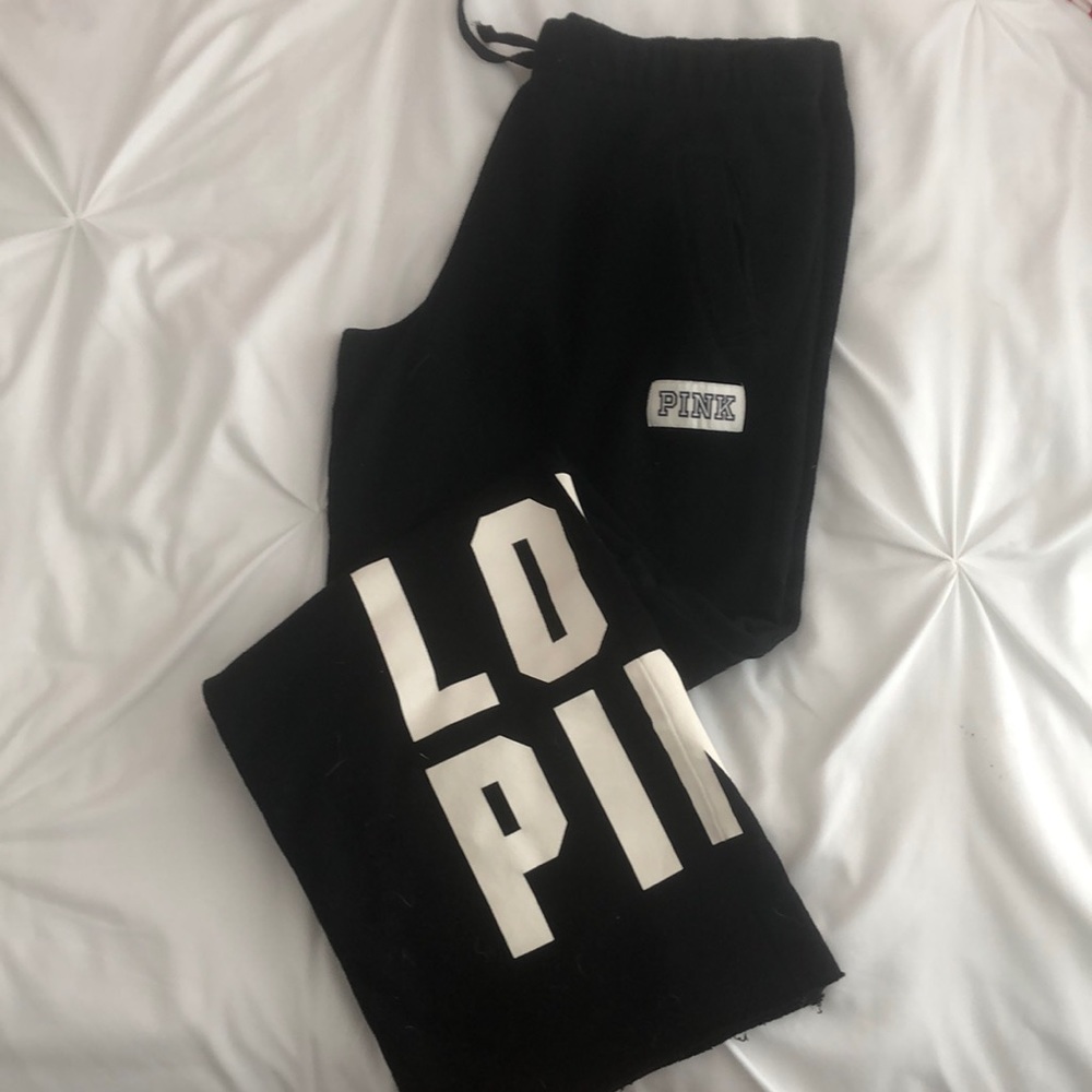 VS PINK drawstring sweatpants